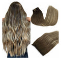 LUMÉN 22" Hybrid Weft Clip-Ins (#P6/613 Highlighted Blonde) | 120g 7pc Viral HairTok Transformation Set