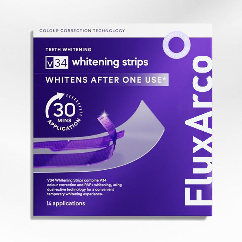 Purple Teeth Whitening Strips Freshen and Care for Teeth, Cleaning Teeth Stains