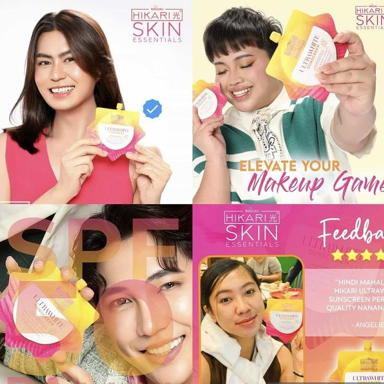 Hikari Sunscreen, Whitening Isolation Cream, Anti-Uv, Moisturizing, Waterproof, Sweat-Proof, Breathable, Non-Greasy, Genuine for Women